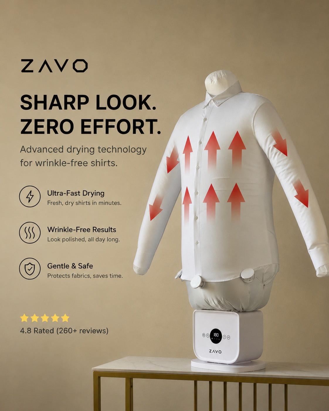 ZAVO ™ Automatic Ironing Machine