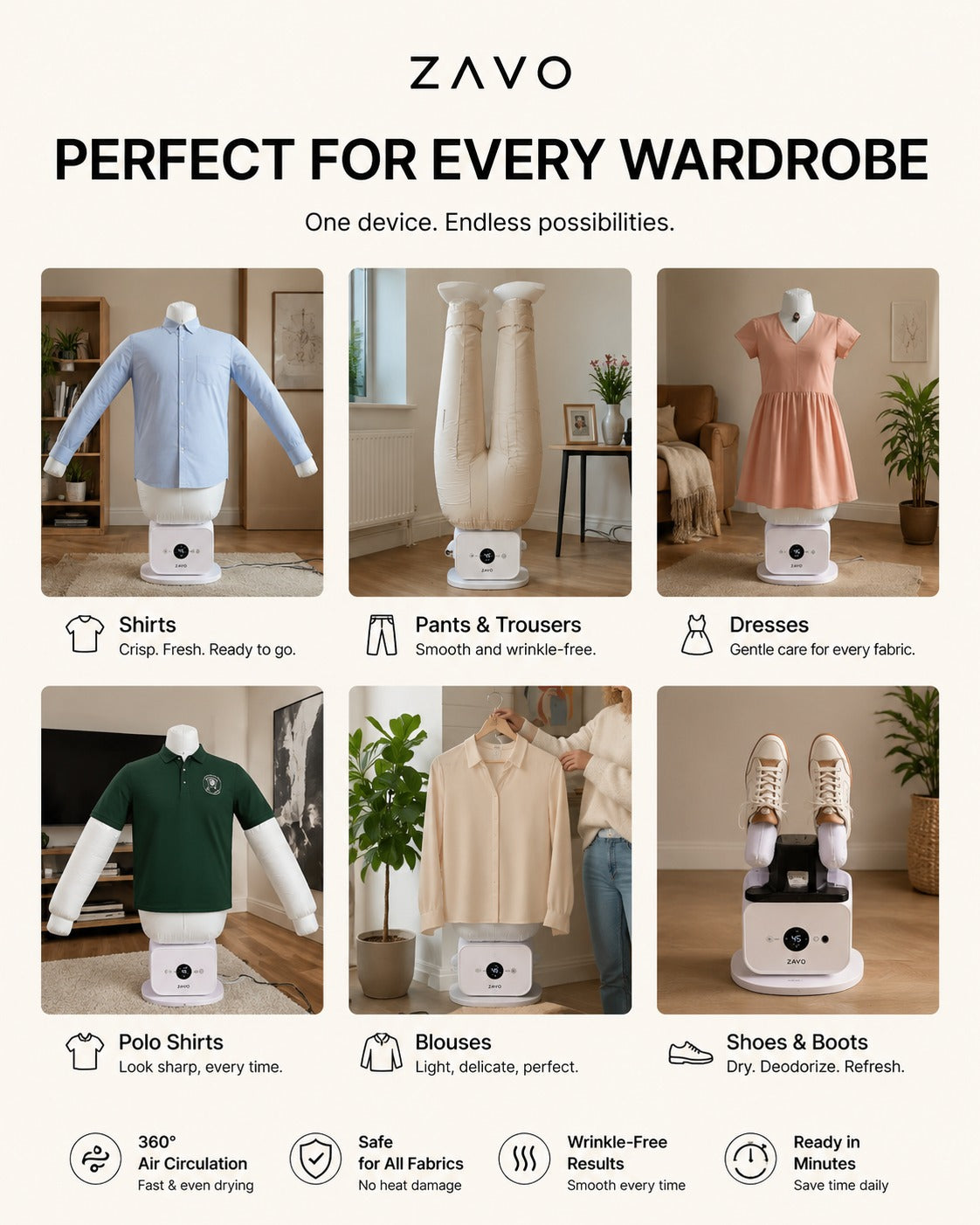 ZAVO ™ Automatic Ironing Machine