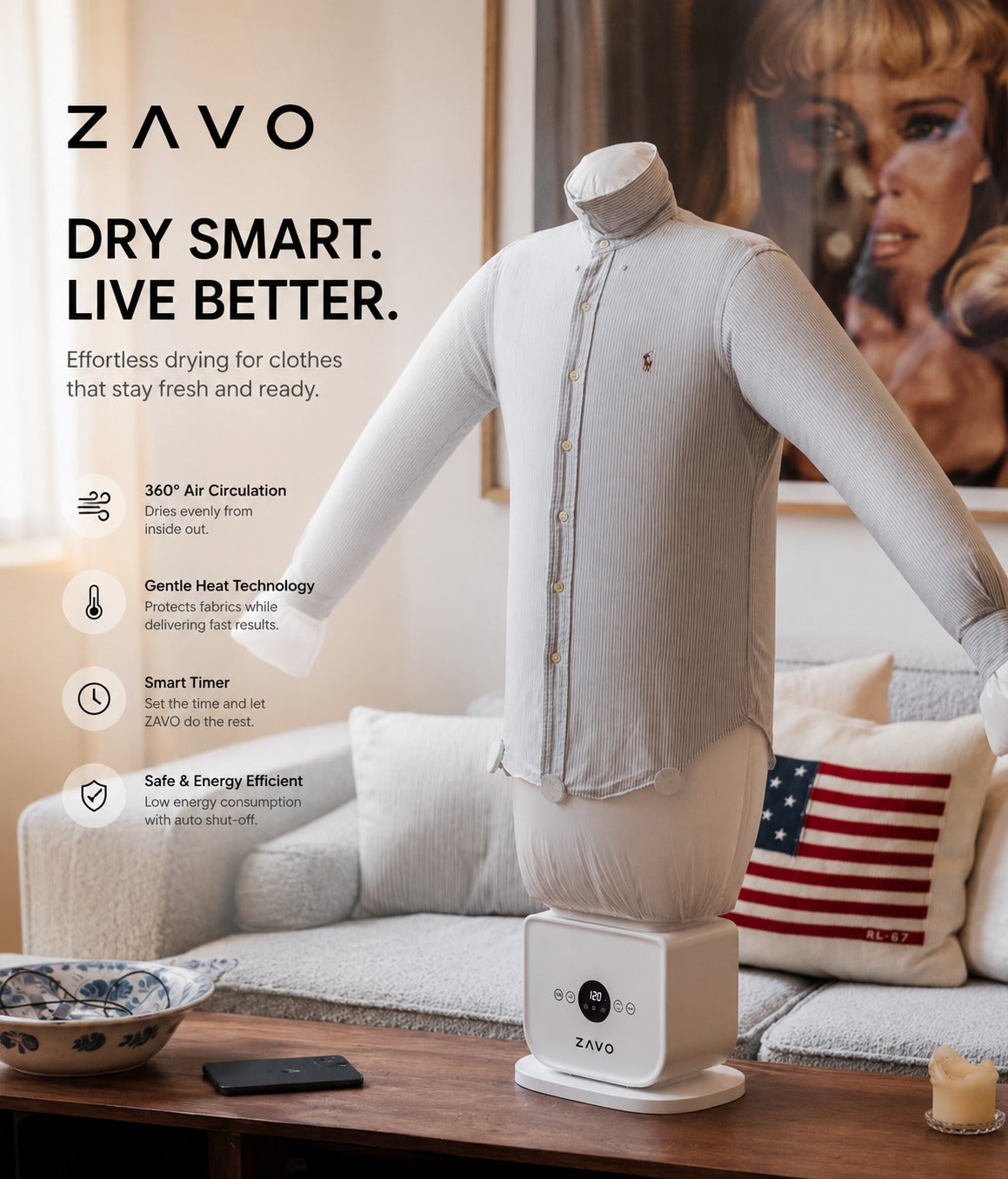 ZAVO ™ Automatic Ironing Machine